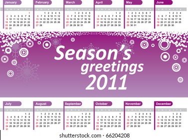 Calendar 2011