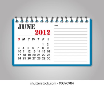 calendar 2012 june