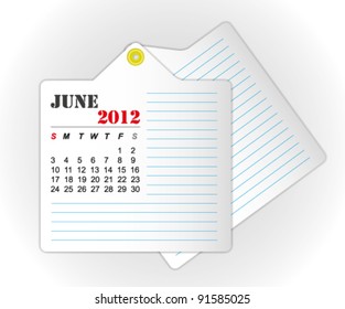 calendar 2012 June
