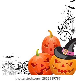 Calendar for 2012 November with Halloween elements, vector illustration