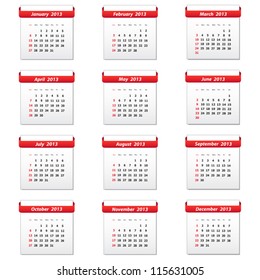 Calendar 2013