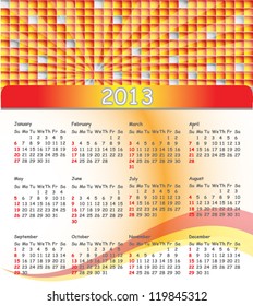 Calendar for 2013