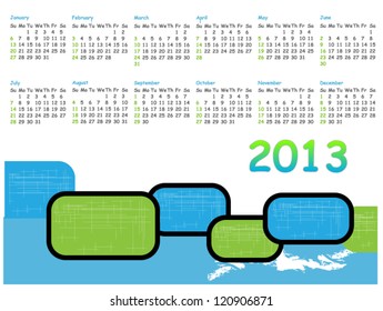 Calendar for 2013