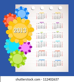calendar 2013 design