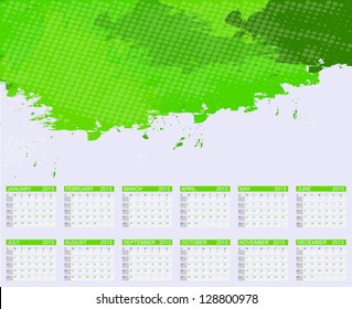 Calendar 2013. Vector Illustration