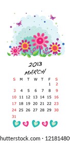 Calendar 2013-March