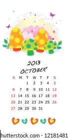 Calendar 2013-October