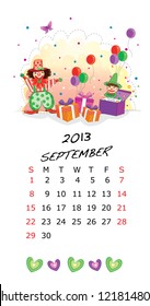 Calendar 2013-September
