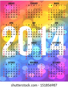 Calendar 2014