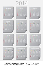  Calendar 2014 