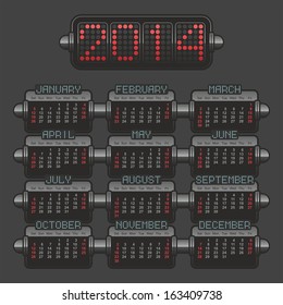 Calendar 2014