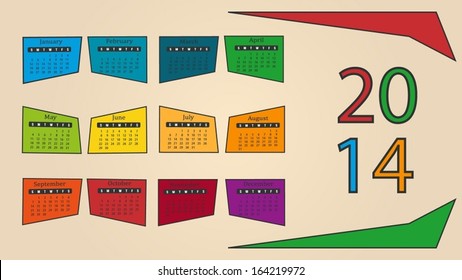 Calendar Of 2014