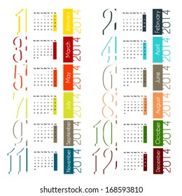 Calendar 2014