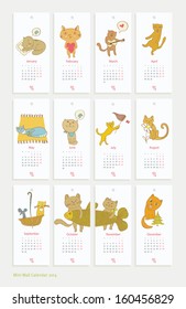 calendar 2014 cats