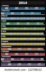 Calendar 2014 (Notes Dairy)