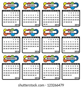 Calendar 2014 (Notes Dairy)
