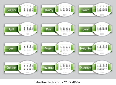 Calendar for 2015.