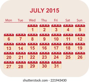 Calendar 2015
