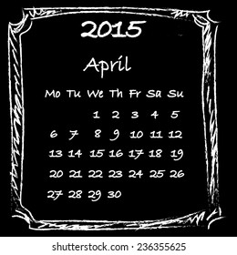 Calendar 2015 April