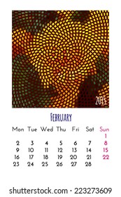 Calendar 2015 vector design template
