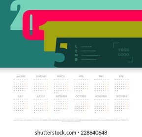 Calendar for 2015 year
