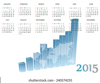 Calendar for 2015 year