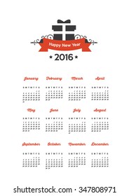 Calendar 2016