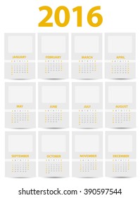 calendar 2016