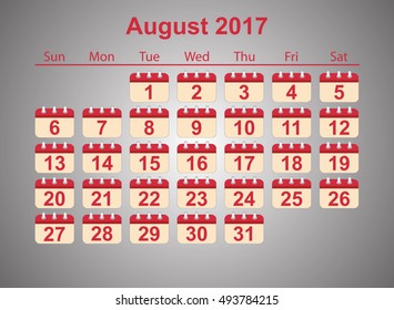 calendar 2017