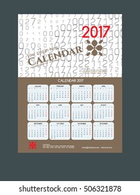 Calendar 2017. 