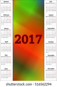 Calendar 2017