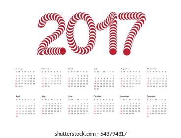 Calendar 2017