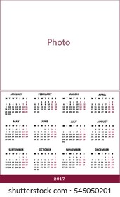 Calendar 2017