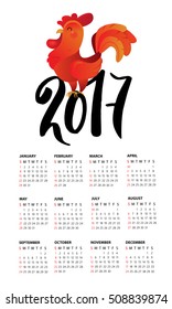 Calendar 2017 Chinese New Year 