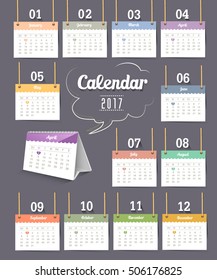 Calendar 2017 - Monthly ,day ,date,years,week,holiday,plan,template,timely,event
