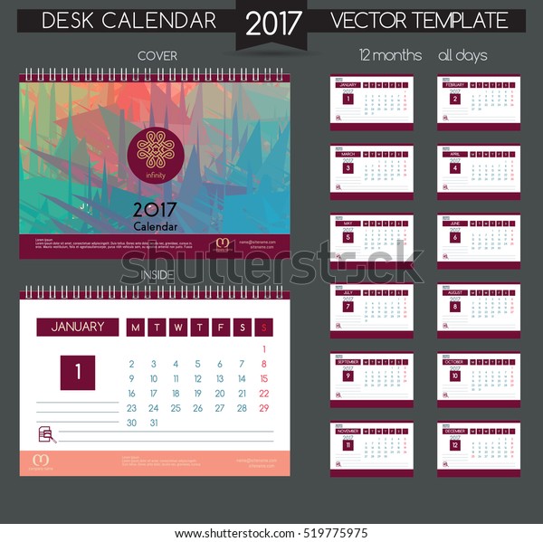 printable business calendar 2017