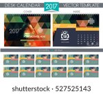 Calendar 2017. Vector Templates all months.