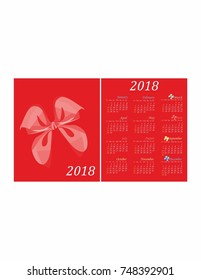 Calendar for 2018