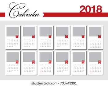Calendar 2018 year