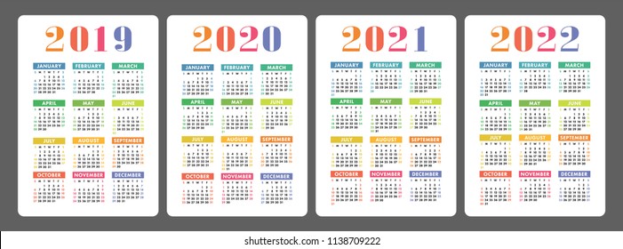 Calendar 19 21 Images Stock Photos Vectors Shutterstock