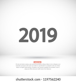 calendar 2019 Icon vector