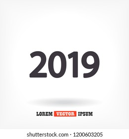 calendar 2019 Icon vector