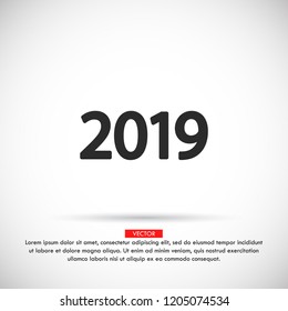 calendar 2019 Icon vector
