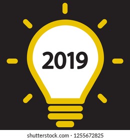 calendar 2019 Icon vector