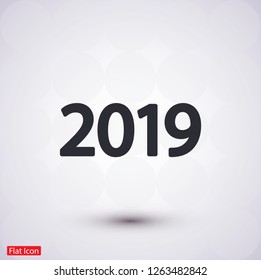 calendar 2019 Icon vector