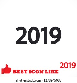 calendar 2019 Icon vector
