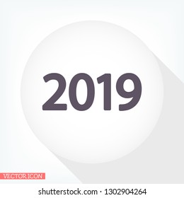 calendar 2019 Icon vector