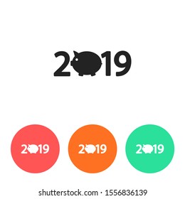 calendar 2019 Icon vector. lorem ipsum Flat Design JPG