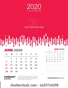 Calendar 2020 design, Vector Calendar