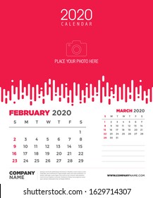 Calendar 2020 design, Vector Calendar